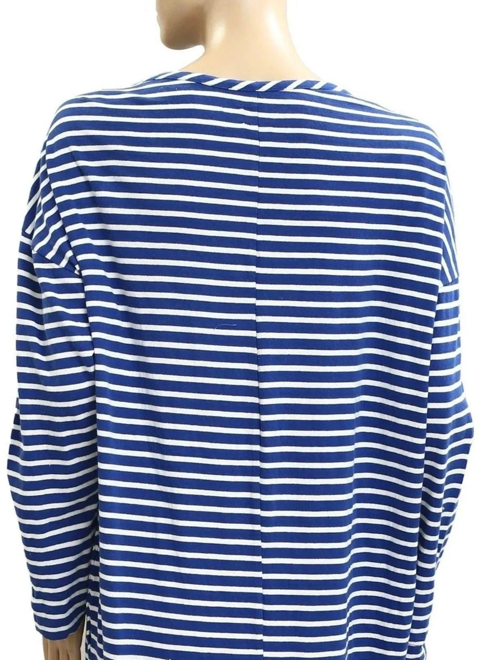 Free People Blue and White Striped Maxi Dress